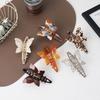 Elegant Temperament Butterfly Hair Clip - High-End Acetate, Women's 2024 Collection, Simple Shark Style.