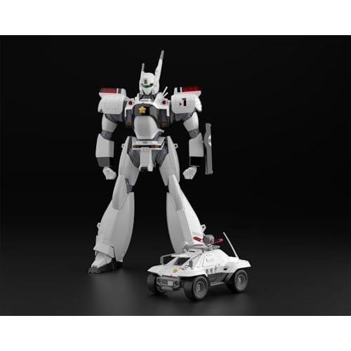 Aoshima Bunka Kyozai Mobile Police Patlabor AV-98 Ingram Unit 1 (approx. 190mm tall) + Type 98 Special Command Vehicle (approx. 40mm tall) 1/43 Scale