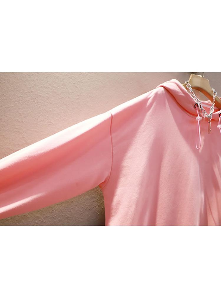 Xitao Casual Women Sweatshirt Loose Pullover Fashion Hooded Top WMD2700