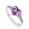 Huitan Colored Cubic Zirconia Women Rings for Wedding Party Luxury Gold Color Bright Female Rings Party Trendy Jewelry Drop Ship