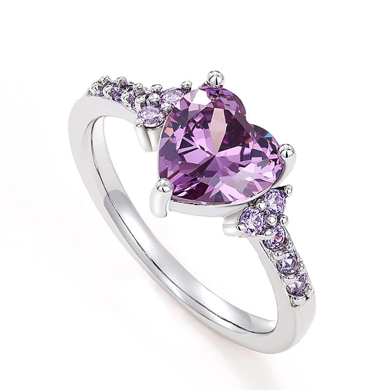 Huitan Colored Cubic Zirconia Women Rings for Wedding Party Luxury Gold Color Bright Female Rings Party Trendy Jewelry Drop Ship
