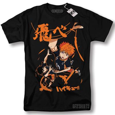 Haikyu Hinata Shoyo Maglietta Striscia Manga Haikyuu Anime Maglietta Grafica