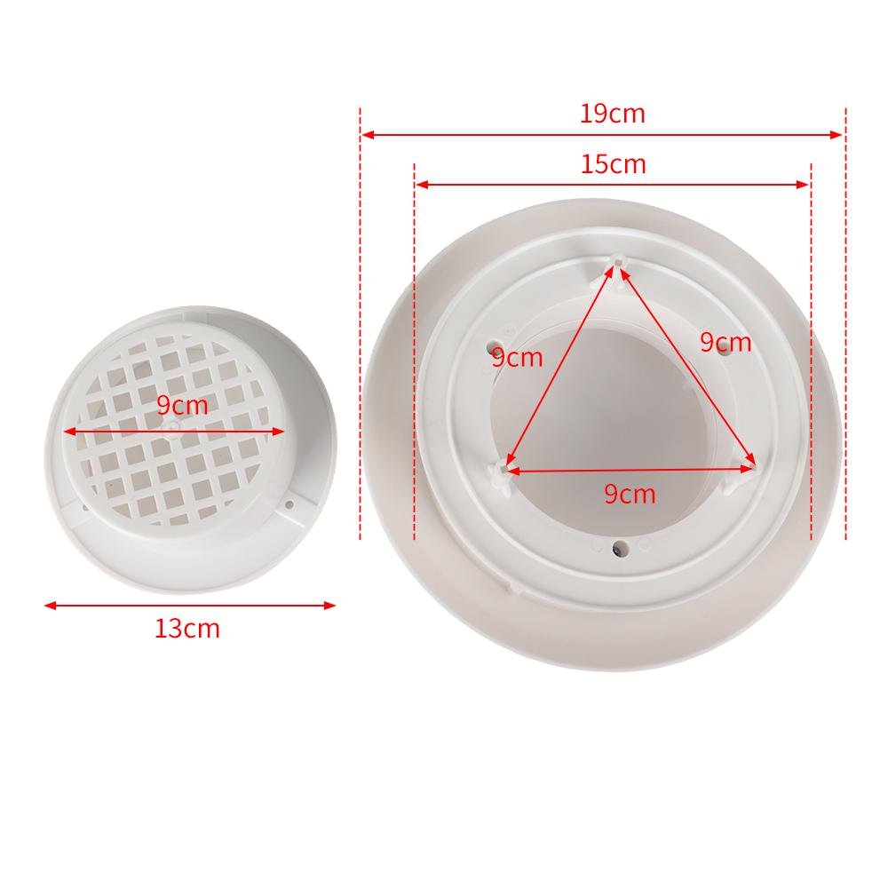 Round Vent Outlet Ventilator Ventilation Rain Cap RV Mushroom Head Air Vent Top Mounted Exhaust Fan Camper Accessories NEW
