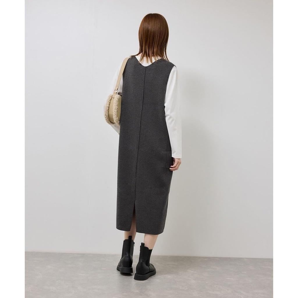 ROPE PICNIC Knit Jumper Skirt GDE55150 Charcoal Women's (06)