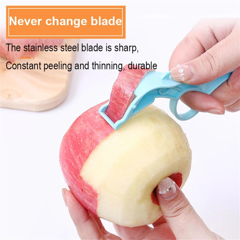 1pc Apple Peeler Orange Kiwi Vegetable Fruit Stainless Steel Peelers Portable Manual Peeling Potatoes Peeler Kitchen Accessories