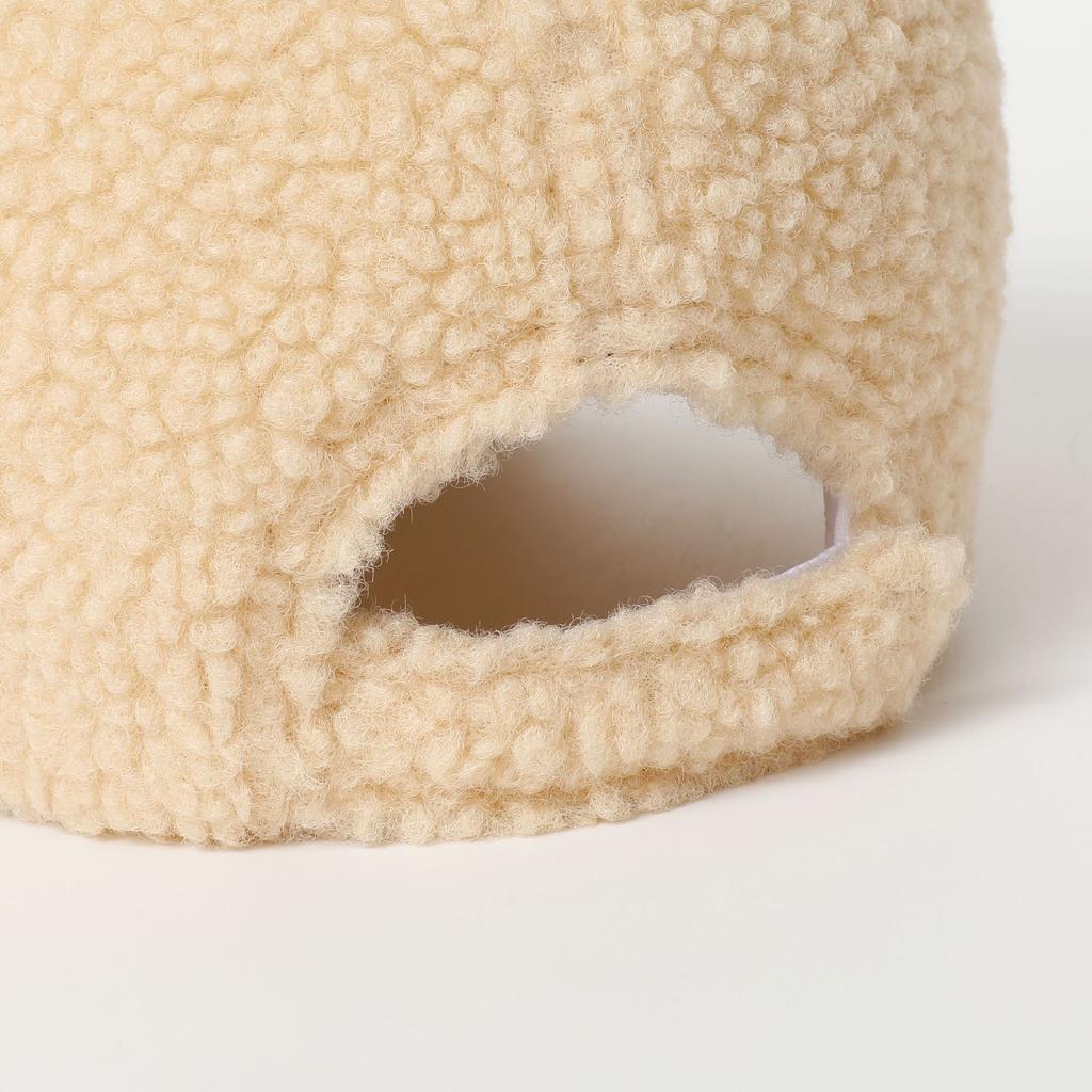 Autumn and Winter Season Embroidered Letter Baseball Cap for Women with Large Head Circumference and Wide Brim To Show Off The Face, Duckbill Hat