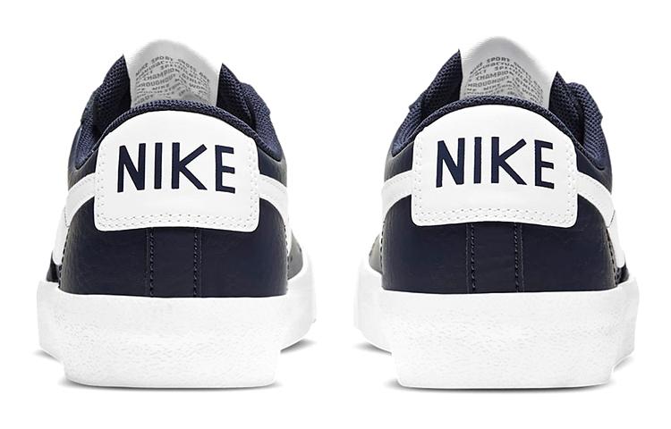 Kids' Sneakers Nike Blazer Low 77 Midnight Navy White (GS) Midnight Navy/White-Team Orange