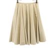 FOXEY Made In Japan Midi Length Faux Leather Flare Skirt 40 Brown Women Used