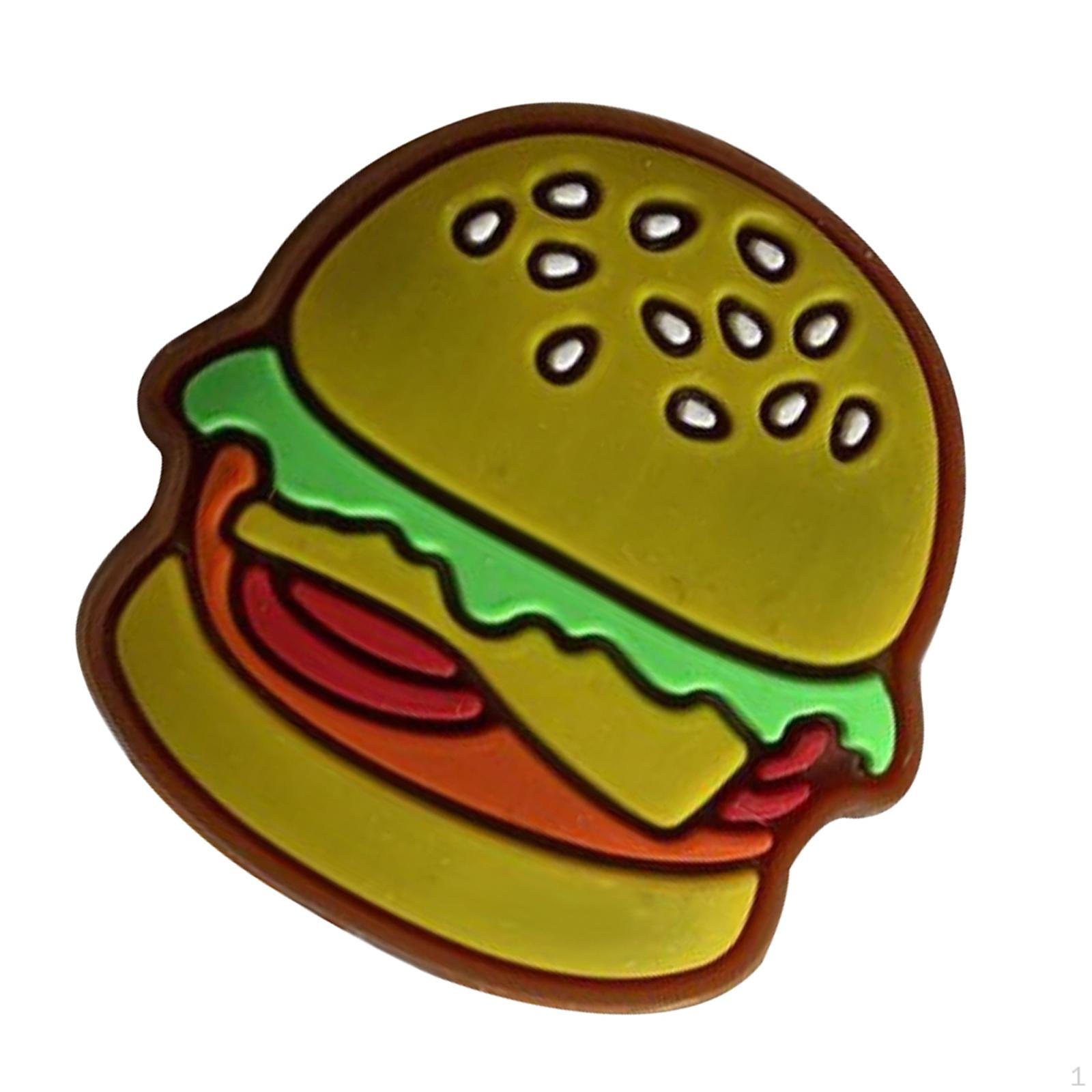 Silicone Tennis Racket Vibration Dampener, Soft Professional Shock Absorbing, Portable Hamburger Shape