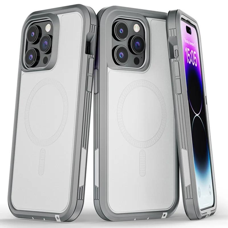 Defender Series XT OttBox Case for IPhone 17 Pro Max 16 Plus 15 14 13 12 Cover Hybrid Heavy Strong Magnetic for MagSafe Enhanced Shockproof Phone Case