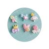Cute Cartoon Flower Balloon Flat Back Resin Cabochon Scrapbooking for Phone Case Decoration DIY Hair Accessories