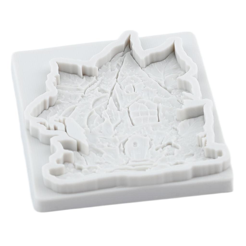 Fairy Garden Silicone Mold Fairy House Fondant Molds Cake Decorating Tools Theme Cake Dessert Decorated Chocolate Candy Mold