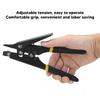 Cable Tie Tool HS-519 2.3-9.5mm Portable Nylon Cable Tie Adjustable Tension Plastic Zip Tie Plier Fastening And Cutting Tool