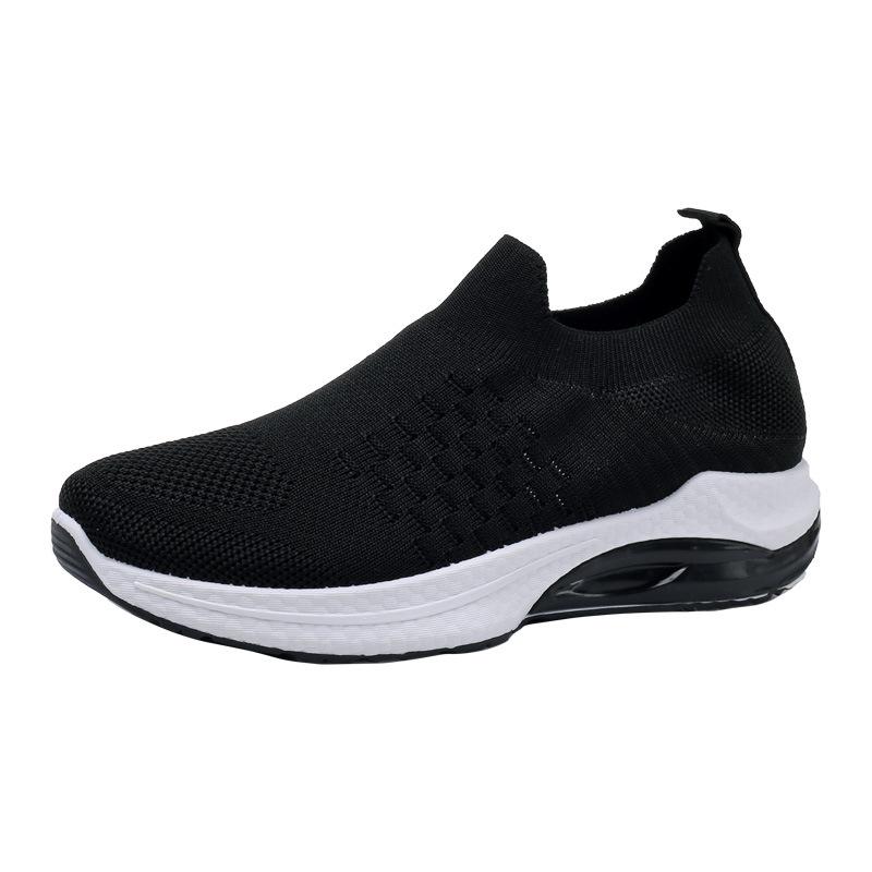 Sneakers women's new women's shoes soft sole comfortable breathable fly-woven mesh casual shoes women's fashion versatile single shoes