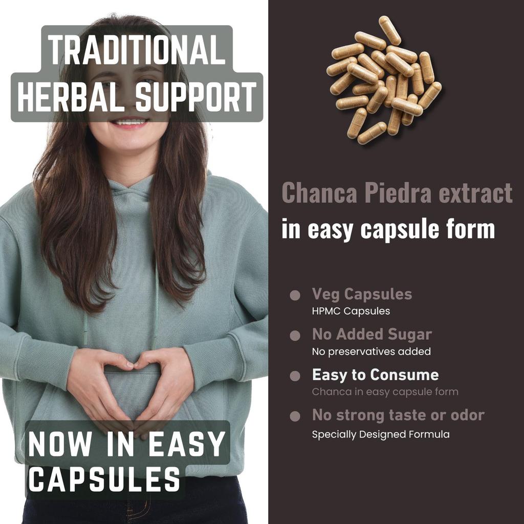 Heroot Chanca Piedra Capsules | Phyllanthus Niruri | 60 Capsules