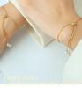 Trendy Imitation Pearl Necklace & Bracelet Jewelry Set - Niche Design Sense