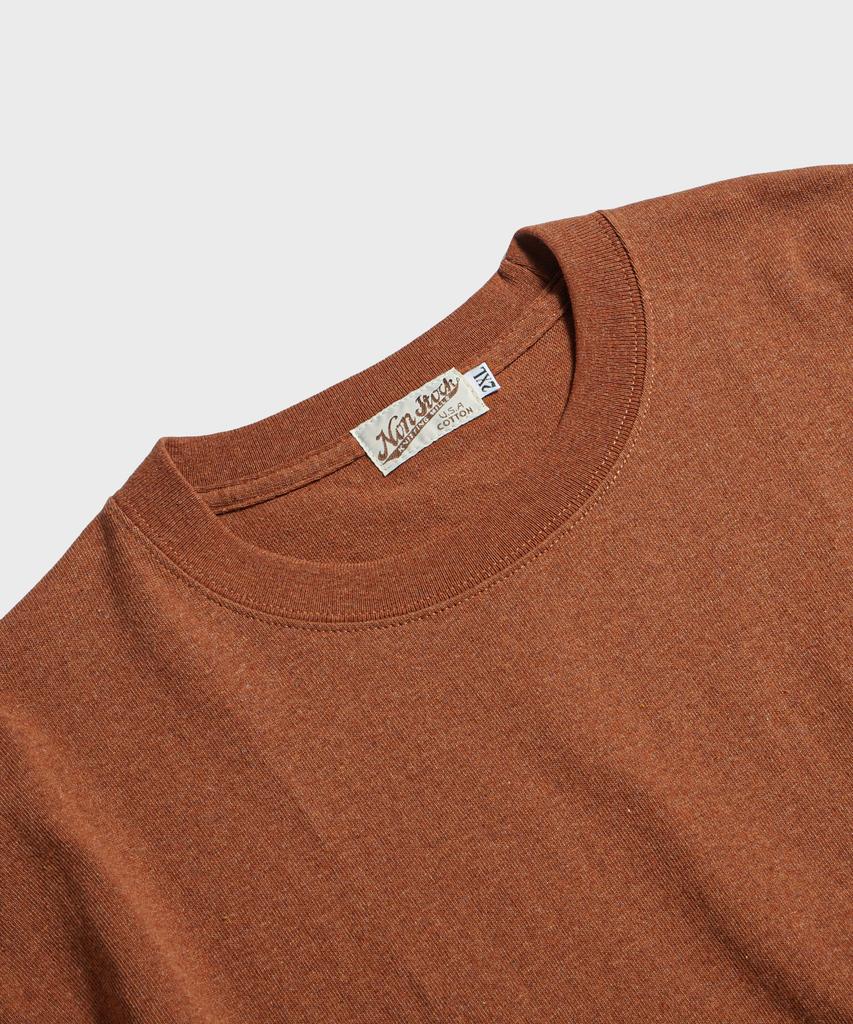 Beulonseun 9Oz Usa Cotton Tubular Tee Orange Red
