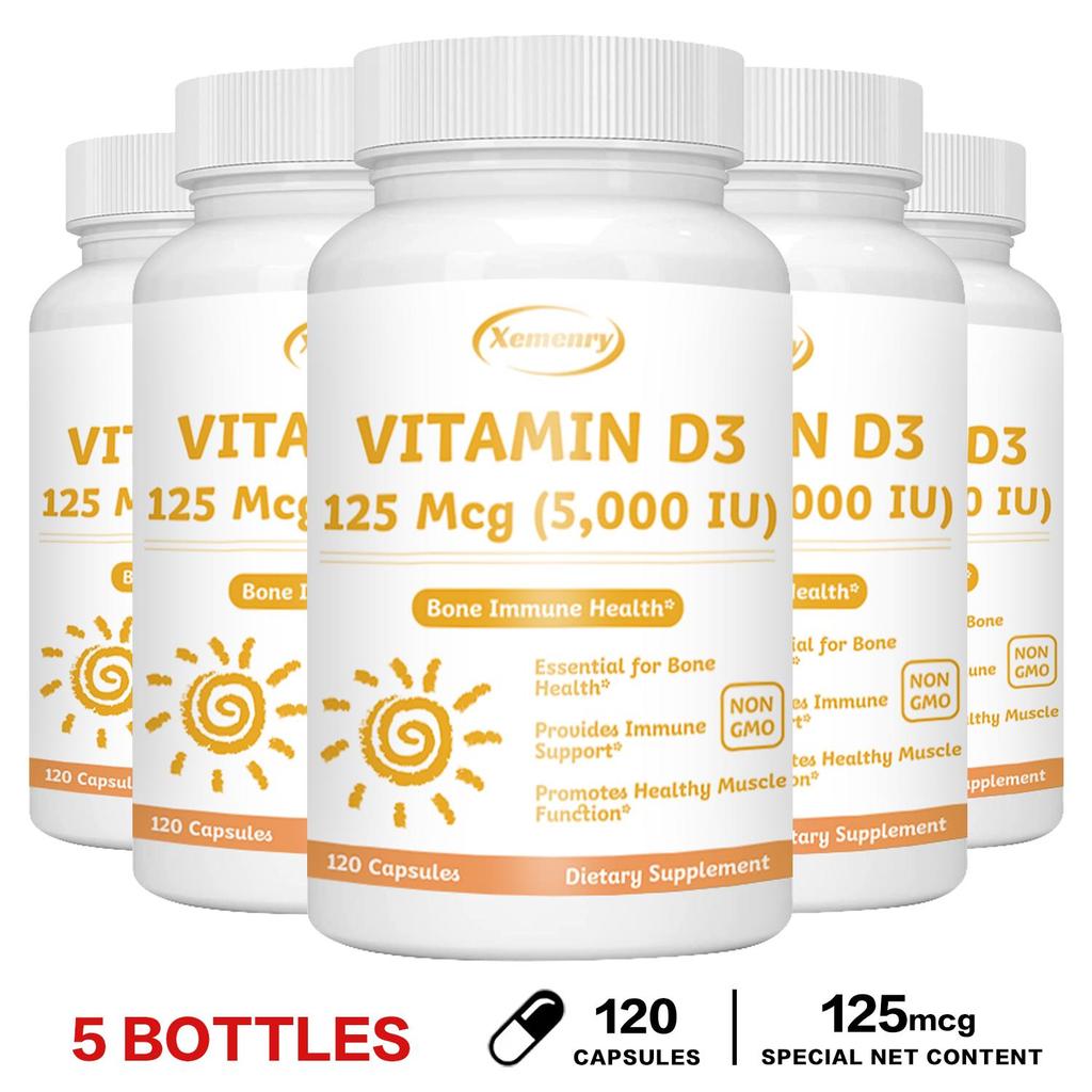XEMENRY - 125 mcg Vitamin D3 - Bone Health - Immune System