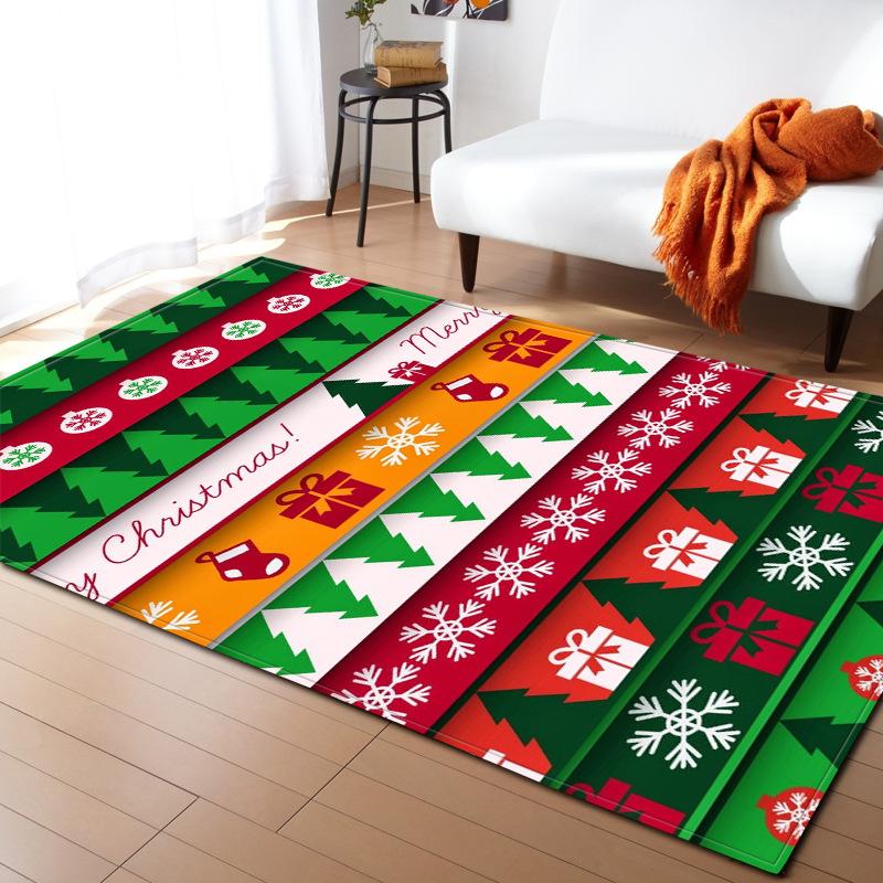 Christmas Living Room Floor Mat Bedroom Dining Room Carpet Carpet Doormat