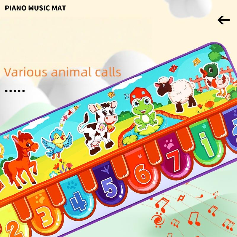 Children's floor piano dancing mat 30*85cm music piano pad instrument enlightenment toy for boys and girls as a gift
