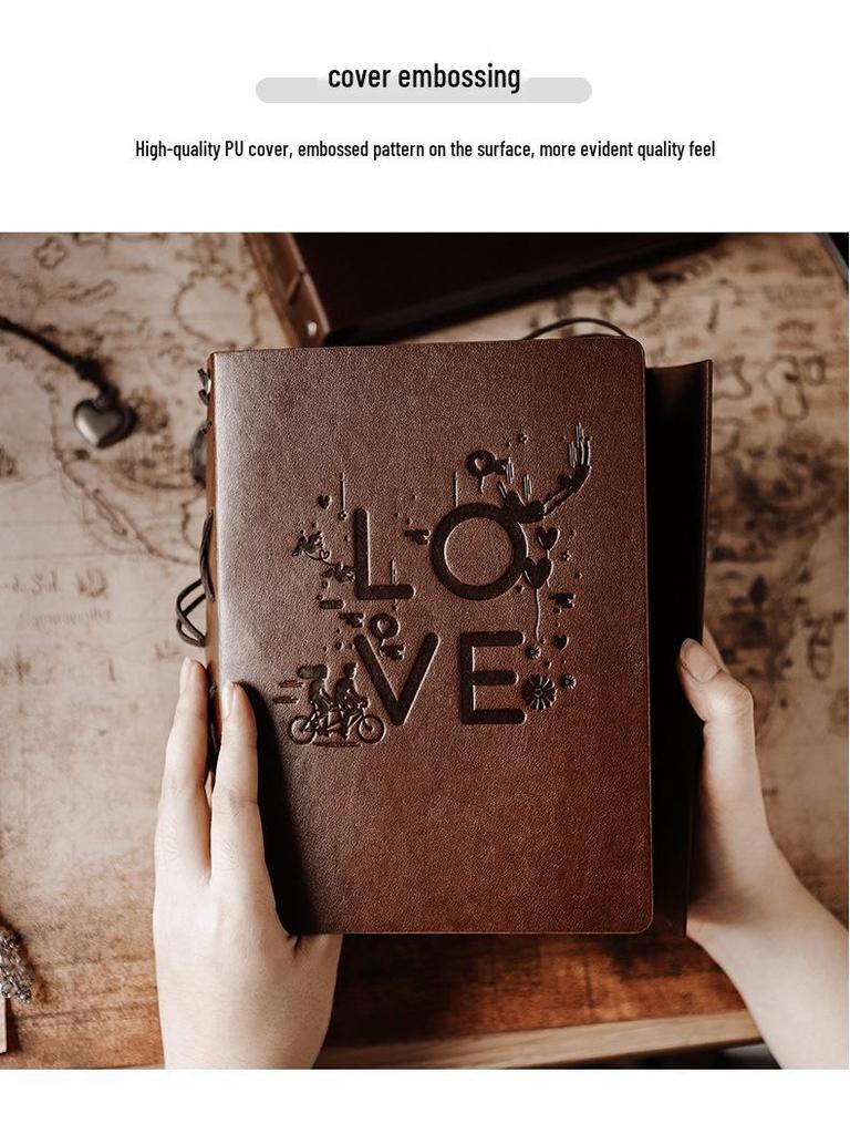 Handmade DIY Polaroid Scrapbook Photo Album for Children's Memories & ID Photos