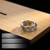 Banyan Tree S925 Silver Textured Open Couple Rings - Ideal Birthday Gift for Girlfriend