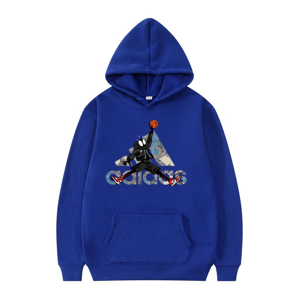 Unisex Spring/Autumn AD Logo Hooded Sweatshirt Fashion Sport Casual Top