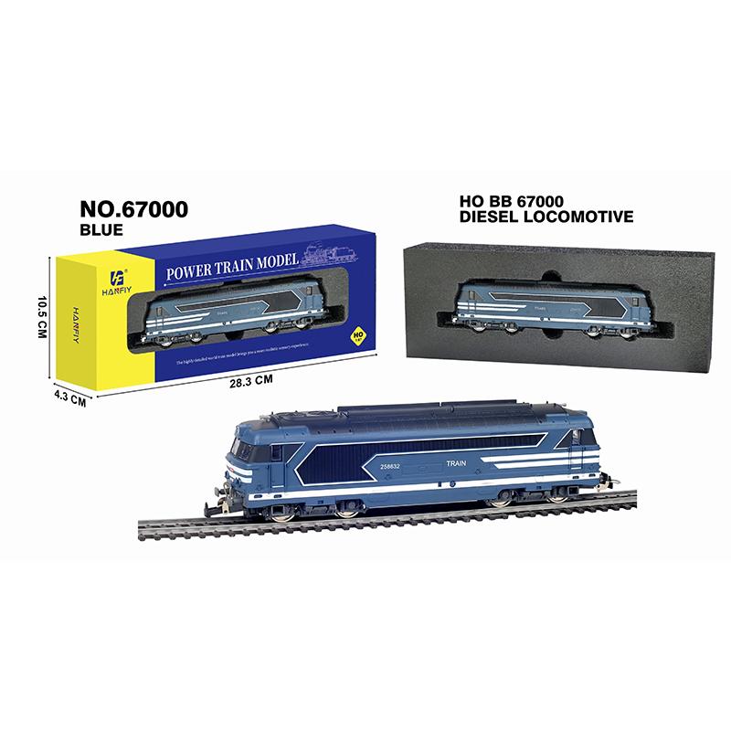 Ho Scale Hf 1:87 67000 Power Diesel Locomotive Toy Train Model With Power Classics Adult Souvenir Gift Hobby & Toys