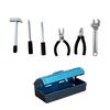 Miniature Workshop Tool with Hammer Wrench Pliers For Children Educational Roleplay Game Doll House Scene Decroatioin