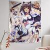 VIKAMA Nekopara Anime Cat Girl Maid Tapestry Harem Design Kawaii Bedroom Wall Decor Ideal for Photo Backdrops And Room Styling