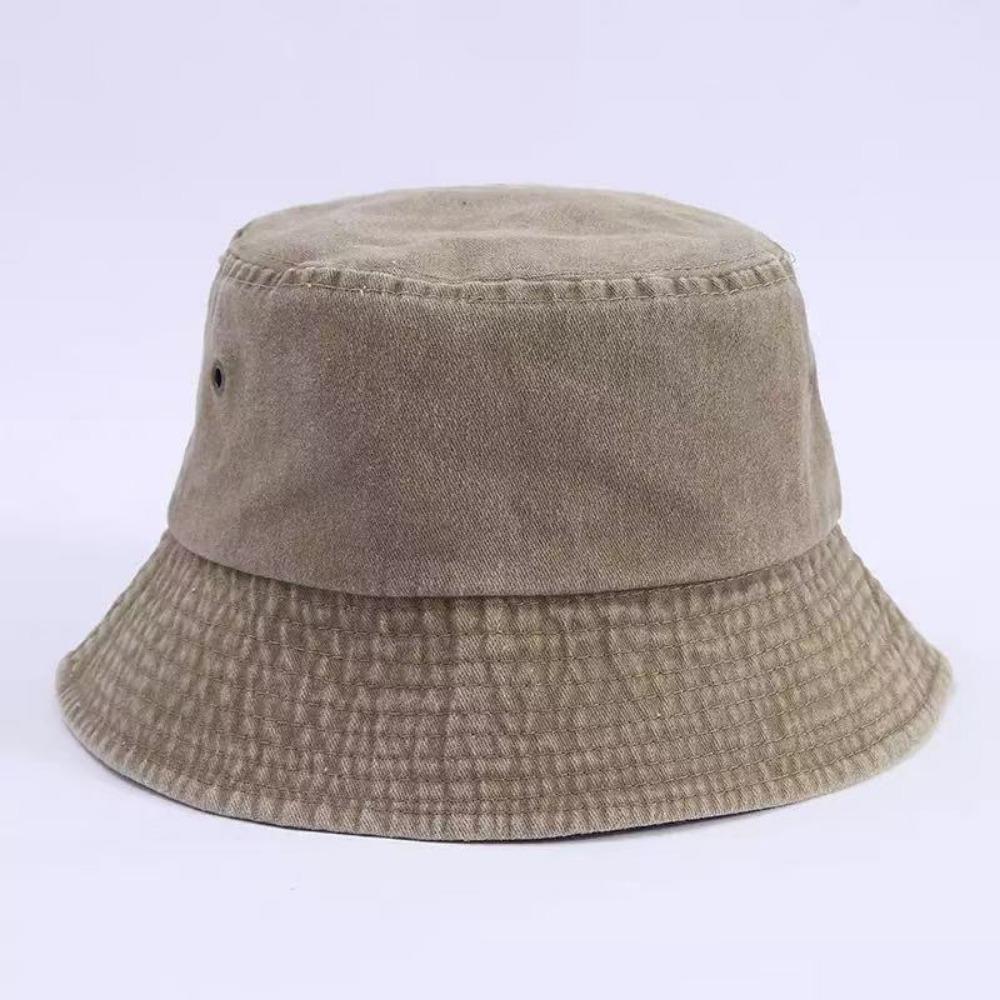 Unisex Cotton Bucket Hats Summer Men Denim Beach Cap New Fabric Sunbonnet