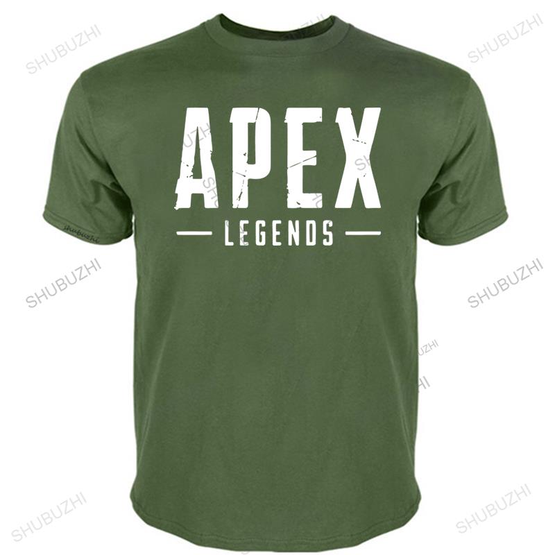 Apex Legends T Shirt Black Men Tee Titanfall Game Logo Print Cotton tee shirt EU Size Short Sleeve Summer Tops Homme