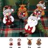 Santa Claus Merry Christmas Ornament Elk Christmas Decoration Snowman Tree Pendant  Happy New Year
