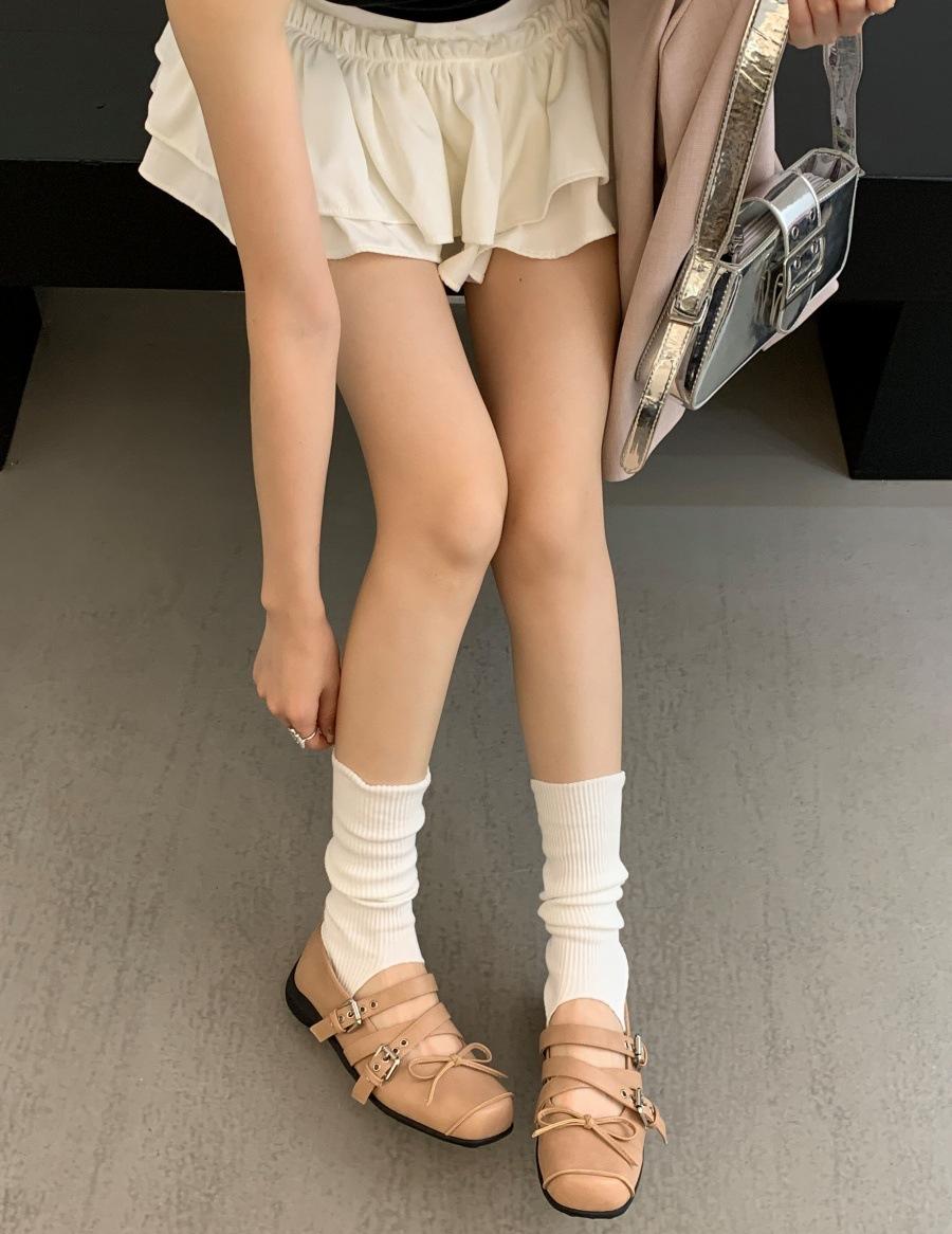 

Корейская версия туфель Мэри Джейн с квадратным носком и перепонкой на подъеме, женские туфли 2025, новые французские туфли на толстом каблуке с бантом и перекрестной пряжкой 39 розовый