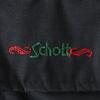 SCHOTT 90s Made In USA Old Down Jacket L Navy Men's Used