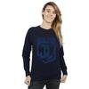 DC Comics Womens/Ladies Justice League Movie Indigo Logo Sweatshirt