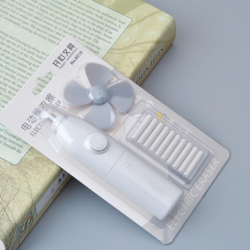 

1 комплект ластика для рисования Инновационный высокоэффективный мотор с низким уровнем шума Мягкая текстура Инструменты для рисования Мультяшный ластик белый