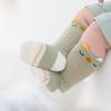 4 Pairs Baby Ultra Thin Mesh Mid Socks Cute Cartoon Animal Embroidery A-Class Soft Elastic Toddler Socks for 0-5 Years Old