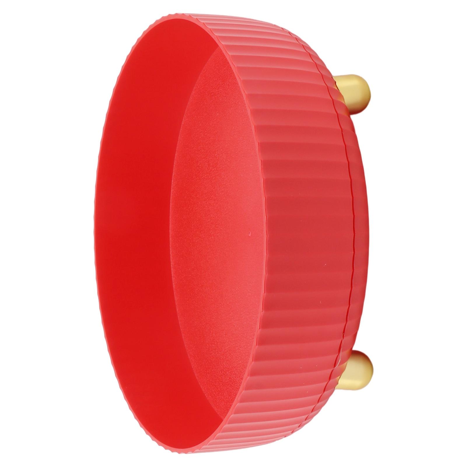 

Органайзер для хранения с вращением на 360 градусов Круглая косметическая полка для специй Вращающийся столик для кухонного шкафа кладовой Маленький красный