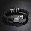 Men PU Leather Bracelet Magnet Buckle Bangle Birthday Gift