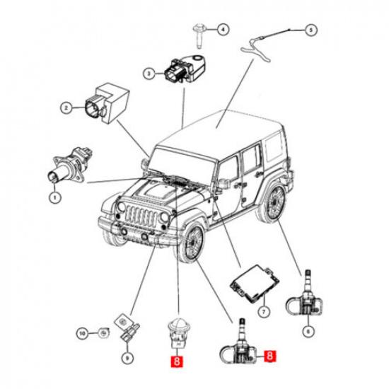 Dashboard Sun Load Light Sensor for Dodge Viper 2013-2018