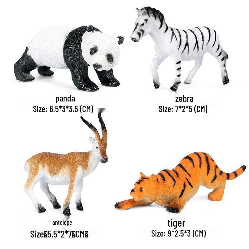 Wild Animal Model: Solid Elephant & Mammoth Toy for Children