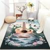 Forest Guitar Sheet Music Prints Creative Print Carpet for Bedroom Living Room Bedside Sofa Floor Mat Modern Home Decor Area Rug