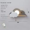Cloud Wall Lamp with Shelf for Children's Room