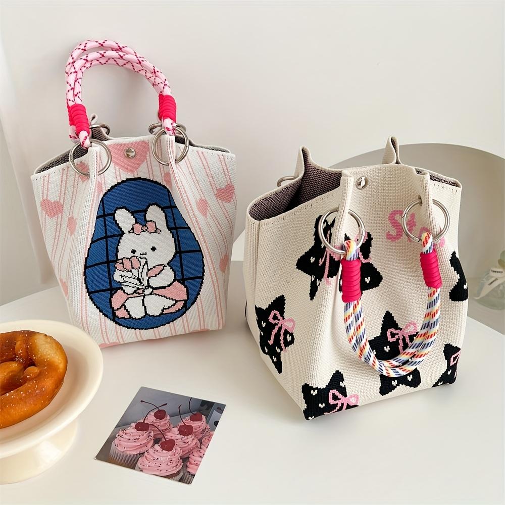 Large Capacity Women's Handbag | Ring Buckle Drawstring Casual Carry Bag Foldable Bucket Bag