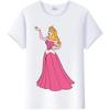 Casual Disney Cartoon Tee Sleeping Beauty Princess Graphics Shirt Women Summer Punk Top Plus Size T-Shirts Clothes Ladies Blouse