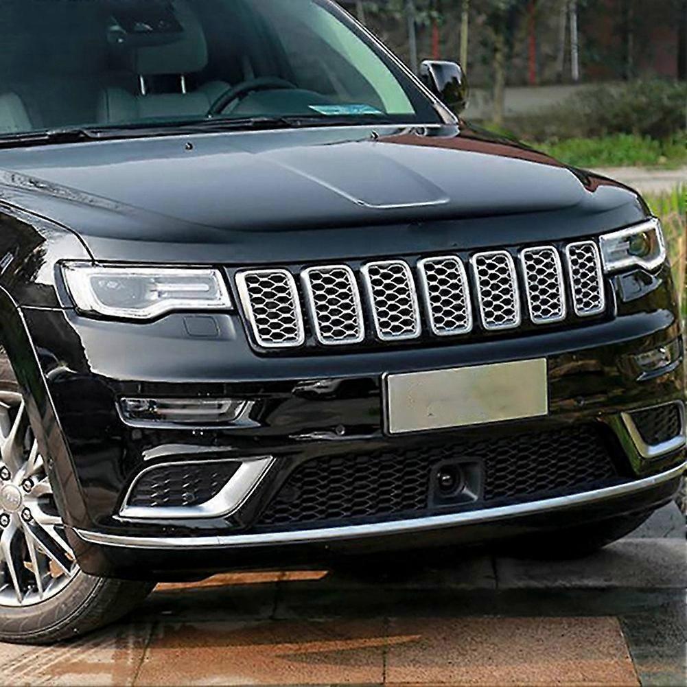 Left + Right Headlight Lens Cover Transparent Head Light Shell for Jeep Grand Cherokee 2014-2019