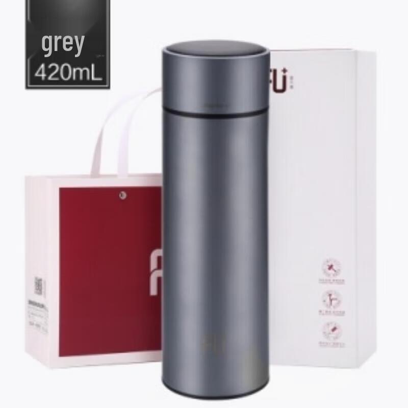 FUGUANG FU+ Classic Vacuum Insulated Mug with Tea Infuser