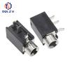 PJ-316 3,5mm Buchse 3-Pin Stecker Audio Kopfhörer Mono 3,5 mm Buchsenklemmen Leiterplattenmontage Stecker Schwarz PJ316