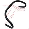 400mm Road Bicycle Bent Handlebar Aluminum Alloy Sturdy Easily Install Ergonomical Design 1inch
